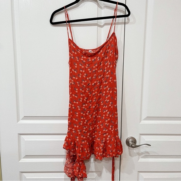 Free People Floral Wrap Dress - Picture 2 of 10